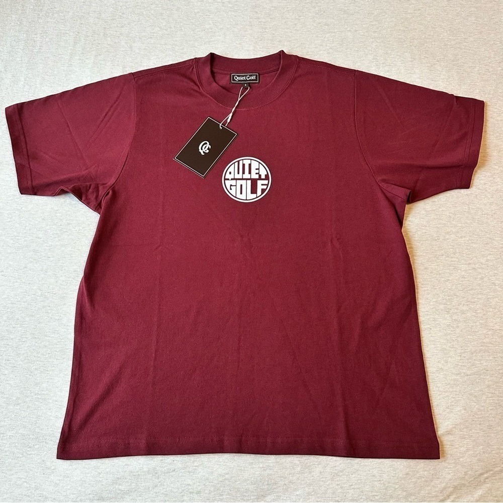 Quiet Golf Burgundy Short Sleeve‎ Tee